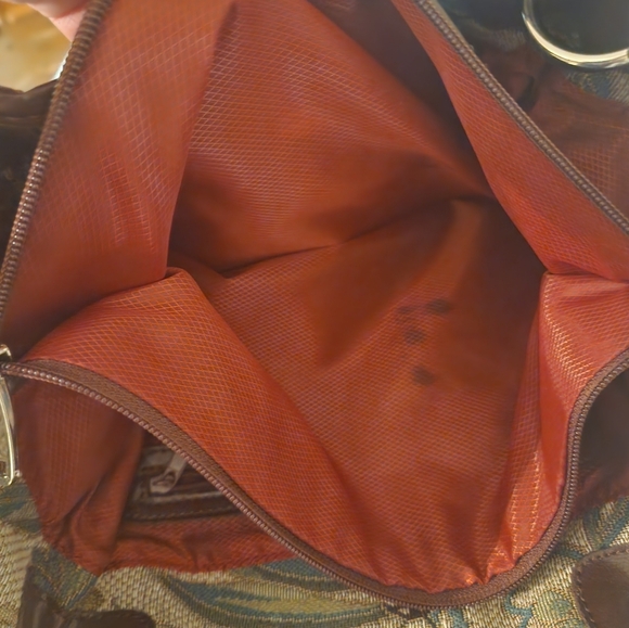 Vintage Ladybug 1990 purse. Leather Trim. Magnetic Closure. - Picture 5 of 5